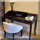 F18. Mitchell Gold + Bob Williams 3-drawer desk. 34”h x 48”w x 21”d 